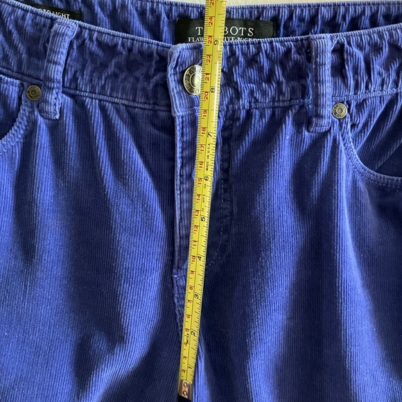 Talbots Cobalt Blue Petite Corduroys - Picture 7 of 9